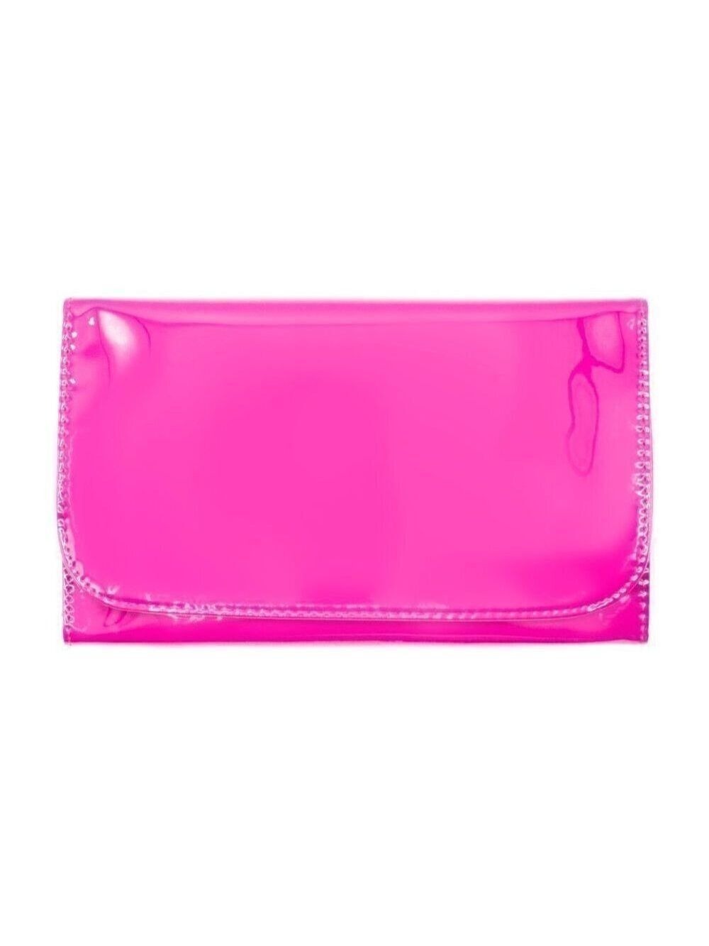 Pink Patent Brush Bag with Translucent Glitter Handle brushes